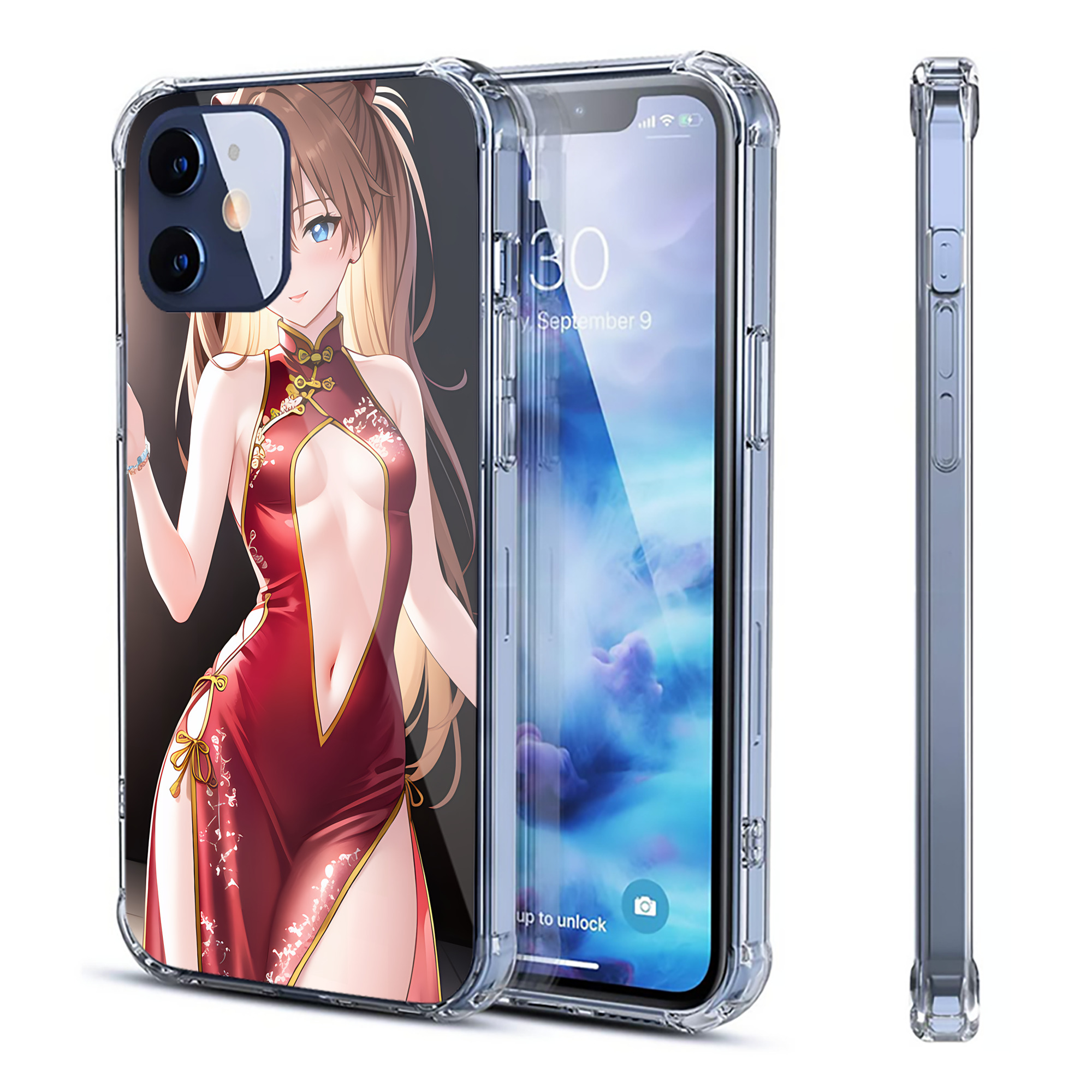 （画像用） EVA 新世紀エヴァンゲリオン 【iPhone 12シリーズ対応】透明スマホケース（クリアソフトケース）